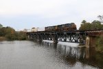 Rolling over the Thornapple River, D706-13 is just in to its trip to Detroit